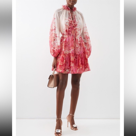 ❌❌ ZIMMERMANN HIGH TIDE LANTERN MINI DRESS - Picture 6 of 11